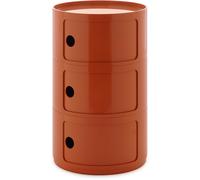 Kartell - Componibili New Big Storage With 3 Compartments, Orange - Orange
