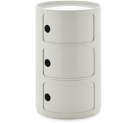Kartell - Componibili New Big Storage With 3 Compartments, White - White