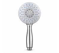 Kartell Deluge Chrome Shower Head Universal Handheld Replacement Shower Handset With Anti Limescale Nozzles