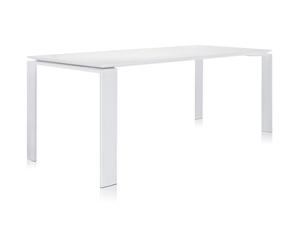 Kartell - Four Table Outdoor White, 79x190 cm - White