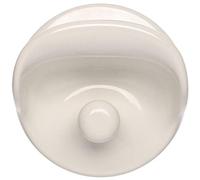 Kartell Clothes Hook, White, 1 package of 2 pieces