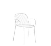 Kartell Hiray Dining Chair with Armrest White
