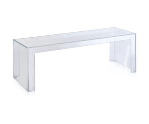 Kartell - Invisible Side Table, 40 cm, Crystal - Clear