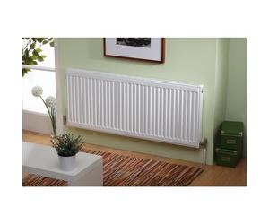 Kartell K-RAD Kompact Type 11 Single Panel with Single Convector Horizontal Radiator | White | Mild Steel | 750mm x 500mm