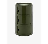 Kartell - Componibili New Big Storage With 3 Compartments, Green - Green