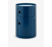 Kartell Kartell Componibili Big Tier 2-Drawer Storage Unit 61.5cm Blue