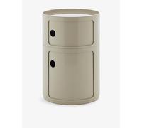 Kartell Kartell Componibili Big Tier 2-Drawer Storage Unit 61.5cm Dove Grey
