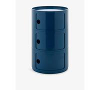 Kartell - Componibili New Big Storage With 3 Compartments, Blue - Blue