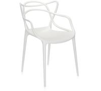 Kartell - Masters Chair Outdoor 4-pack, White - White