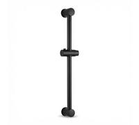 Kartell Nero Matte Black Shower Rail Adjustable Shower Slide Riser Rail
