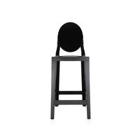 Kartell One More Bar Stool H65 Black Black