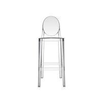 Kartell One More Bar Stool H75 Crystal