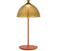 Kartell - Pumo Table Lamp, Brick Red / Amber - Brick Red
