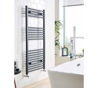 Kartell Straight 22mm Towel Rail | Anthracite | Mild Steel | 1000mm x 500mm