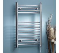 Kartell Straight Electric Thermostatic Towel Rail | Chrome | Mild Steel | 1000mm x 500mm