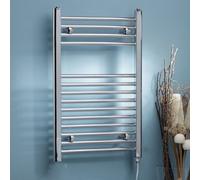 Kartell Straight Electric Towel Rail | Chrome | Mild Steel | 1000mm x 500mm
