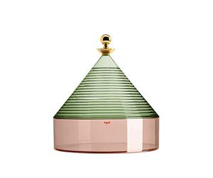 Kartell Trullo Storage Container Sage Green - Pink