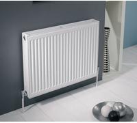 Kartell K-RAD Kompact Type 22 Double Panel with Double Convector Horizontal Radiator | White | Metal | 500mm x 1200mm