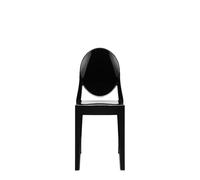 Kartell Victoria Ghost Dining Chair Black Black