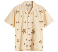Kartik Research Men's Embroidered Vacation Shirt Yellow