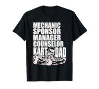 Karting Father | Mechanic Sponsor Manager T-Shirt