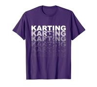 Karting Go Kart T-Shirt, Men, Purple, 3X-Large