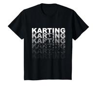 Karting Go Kart T-Shirt, Youth, Black, Large