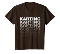 Karting Go Kart T-Shirt, Youth, Brown, 2T