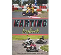 Karting logbook: 101 pages / 6" X 9" pre-filled white paper / To note all your karting race results / Fits easily in a travel bag thanks to its small size / Perfectly spaced for writing.