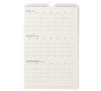 Karto 3 Month Wall Calendar 2025-2026 - Vertical 11x17 inch July 2025 to December 2026 - Boost Your Productivity and Easy Planning with the Aesthetic Monthly Calendar - Beige