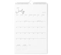 Karto Wall Calendar 2025-2026 - Vertical 11x17 inch July 2025 to December 2026 - Boost Your Productivity and Easy Planning with the Aesthetic Monthly Calendar - Cursive