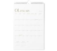 Karto Wall Calendar 2027-18 Months 11x17 in - Stylish | January 2027 to June 2028, Vertical, Monthly, Vertical, Notes Section, Twin-Wire Binding