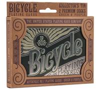 Karty Retro Tin Gift Set Bicycle Polska Gra Planszowa Karty Best Polish Board Ga