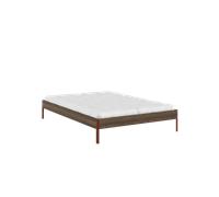 Karup Core Bed Frame 140x200 Carob Brown/Terra Red