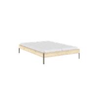 Karup Core Bed Frame 140x200 Raw/Sage Green