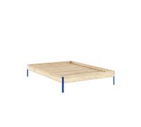 Karup Core Bed Frame 140x200 Raw/Vivid Blue