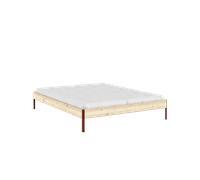 Karup Core Bed Frame 160x200 Raw/Terra Red