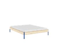 Karup Core Bed Frame 160x200 Raw/Vivid Blue