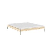 Karup Core Bed Frame 180x200 Raw/Sage Green