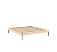Karup Core Bed Frame 180x200 Raw/Vivid Blue