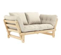 Karup Design - BEAT CLEAR LACQUERED W. BEAT MATTRESS SET LINEN - Linen