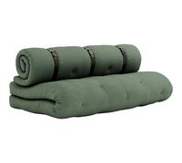 Karup Design - Buckle-Up Sofa With Belt, Olive Green / Brown - Olive Green