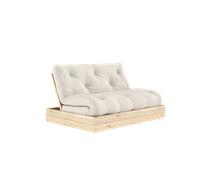 Karup Design Flip Sofa Bed With Mattress 140x200 Linen/Raw