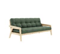 Karup Design Grab Sofa With 5-Layer Mattress 756 Olive Green/Raw