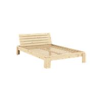 Karup Design Layers Bed Frame With Headboard 140x200 Clear Lacquered Pine