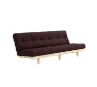 Karup Design Lean Sofa Bed With Alpha Mattress 130x200 Brown/Raw