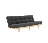 Karup Design Lean Sofa Bed With Alpha Mattress 130x200 Charcoal/Raw