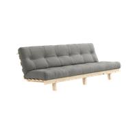 Karup Design Lean Sofa Bed With Alpha Mattress 130x200 Gray/Raw