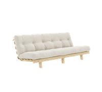 Karup Design Lean Sofa Bed With Alpha Mattress 130x200 Ivory/Raw