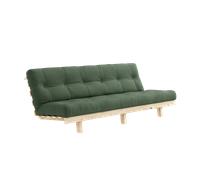 Karup Design Lean Sofa Bed With Alpha Mattress 130x200 Olive Green/Raw